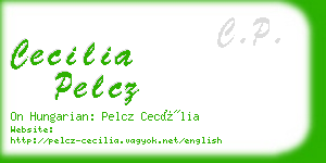 cecilia pelcz business card
